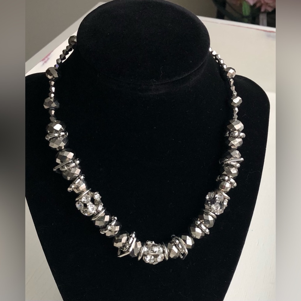 Unique Silver Tone/Bronze Necklace - Picture 13 of 13